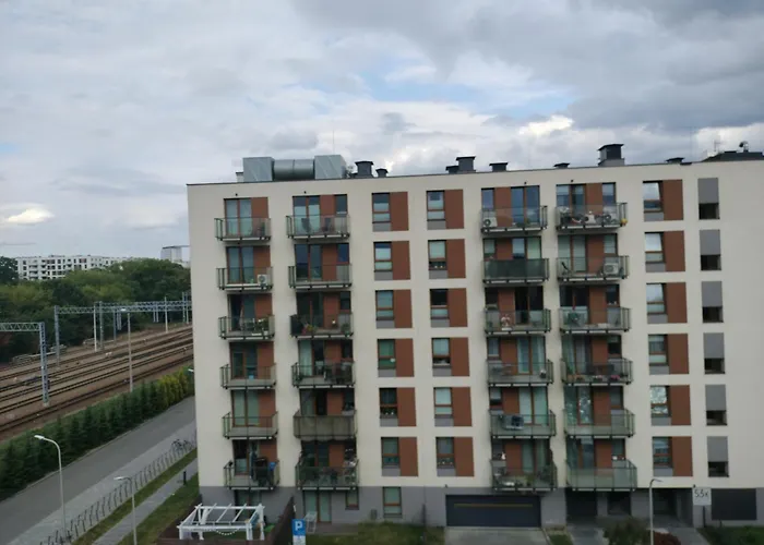 アパート Quiet In The Wroclawska *