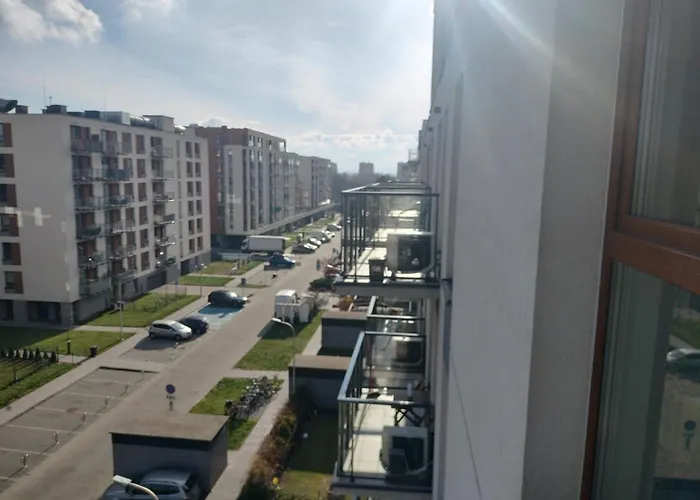 アパート Quiet In The Wroclawska *